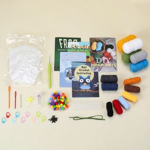 Kit Personalizzato per Uncinetto in Lana: Crea Tu Stesso Animale, Artigianato Tessuto a Mano, Motivo Cartoon Lavorato a Maglia, <span class=keywords><strong>Punto</strong></span> <span class=keywords><strong>Croce</strong></span> Morbido Tematico - Product Image 3