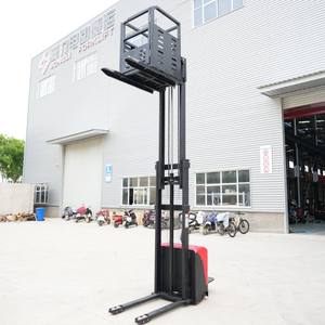 Gerbeur électrique avec cage élévatrice adaptée à l'empileur de chariot élévateur électrique équipé pour les réparations domestiques Réparations de bâtiments - Product Image 2