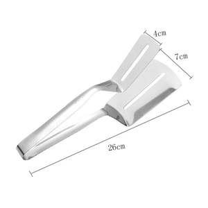 Pinces de cuisine en acier inoxydable Syh402 en gros, stock usine, pour frites, steaks et barbecue - Product Image 2