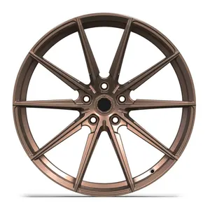 Hlwheels prezzo a buon mercato 20 pollici 5*112 in lega bronzo opaco Multi razze Design auto cerchi in alluminio