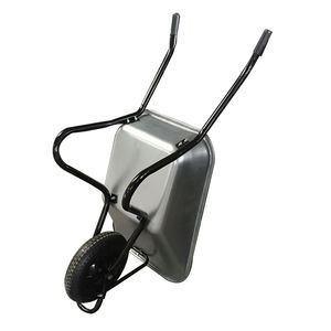 WB5009รถเข็นล้อเดียวสำหรับใช้ในงานก่อสร้างเครื่องมือทางการเกษตรพร้อมถาดชุบสังกะสี - Product Image 4