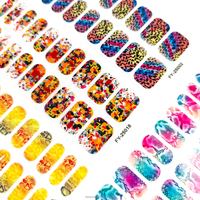GMPC/Sedex/ISO/EUDR Vente en gros de bandes d'art d'ongles en gel à motif animal, motifs léopard, serpent, faux ongles imperméables pour femmes