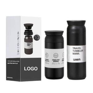 แก้วกาแฟสแตนเลสเกาหลีขนาด 350 มล. 500 มล. ขายดี พร้อมฝาปิดและสายคล้อง แก้วน้ำเก็บความร้อนสองชั้นแบบสุญญากาศ สำหรับเดินทางและกิจกรรมกลางแจ้ง - Product Image 4