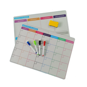 NOUVEAU MAGNETICS Calendriers pliables personnalisés en PLA pour la planification mensuelle, <span class=keywords><strong>hebdomadaire</strong></span> et quotidienne, tableau blanc magnétique pour réfrigérateur, mur, porte - Product Image 6