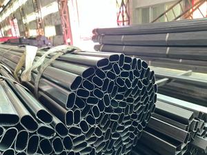 ASTM A653 Galvanized Rail Fence Mild Steel Oval <strong>Pipe</strong> 30x15mm Size Galvanized Steel Tube - Product Image 5