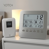 Reloj de Mesa Inteligente con Pantalla LCD, Material ABS, Control de Temperatura, Monitoreo de Humedad, Inalámbrico, al Mejor Precio, OEM/ODM