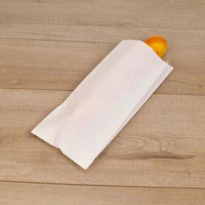 Food Use and <b>Grease</b> Proof Feature White Kraft <b>Paper</b> French Fries Packaging Bag - Product Image 3