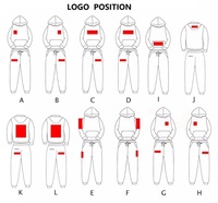 Veste à capuche en pur coton Ensemble de pantalons de survêtement de sport à capuche surdimensionnés Survêtement de jogging brodé personnalisé pour hommes