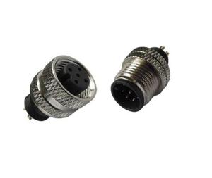 Presse-étoupe Bimed M12 x 1,5 mm filetage 	 Connecteur m12, panneau arrière, prise 	 Câble 18 AWG avec connecteur M12 à 2 broches - Product Image 1