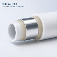Tuyau en aluminium-plastique PEX-AL-PEX avec couleurs personnalisées, emballage en papier kraft et étiquette adhésive