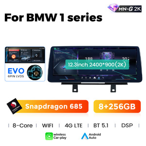 Mekede 2K 2400*900 Xe-Chơi Android Auto Car Đài Phát Thanh 4G LTE Android 13 Snapdragon 685 DSP Cho BMW 1 Loạt Evo - Product Image 5