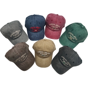 Gorra de Béisbol de Algodón Lavado de Alta Calidad, Bordada con la Frase "ALWAYS AWAKE YOUTH 1985", para Hombre y Mujer - Product Image 4