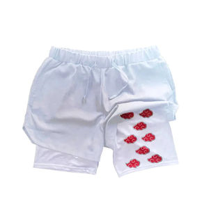 Hot Drag-on Ball Sohn Goku Shorts Anime Männer Doppels chicht Sport Kurze Hosen Cartoon Sportswear Jogger Atmungsaktive Strand hose Geschenk - Product Image 2