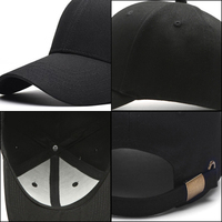 Gorras de Béisbol de Algodón Puro Personalizadas de Fábrica con Logotipos Bordados al por Mayor, Gorra Lisa Adecuada para Publicidad y Viajes en Grupo