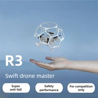 Mini-drone volant R3, modèle Football, à succès, mode sans tête, commutation de vitesse, rotation à un clic, contrôlé par application, piles incluses