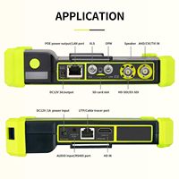 Rsrteng E68 4K IP CCTV Camera Monitor Tester POE WiFi TVI CVI AHD SDI OPM VFL Herramientas de Red 5.5 Pulgadas