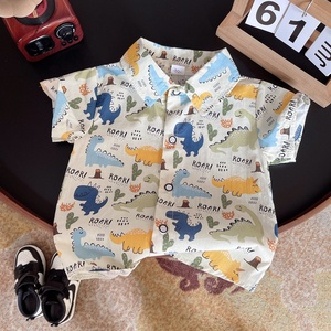 Boys' Ngắn Tay Áo Thiết Lập Trẻ Em Của Mùa Hè Trang Phục Cotton Áo Sơ Mi Quần Mát Đẹp Trai Bé Quần Áo Trẻ Mới Biết Đi Phù Hợp Với Cho Trẻ Em Chàng Trai - Product Image 5