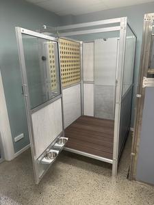 <span class=keywords><strong>Caseta</strong></span> de <span class=keywords><strong>perro</strong></span> cómoda de gran espacio, Perrera de acero inoxidable con aislamiento sellado, no infecta la perrera de jaula de lavado sanitario - Product Image 6