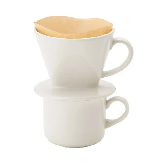 카페 용 베이지 도매 도자기 커피 드리퍼 세라믹 커피 필터