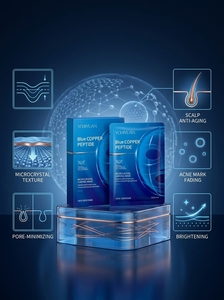 <span class=keywords><strong>Masque</strong></span> en feuille réparateur cutané GHK-Cu, traitement anti-âge raffermissant et <span class=keywords><strong>hydratant</strong></span> au peptide de cuivre et au collagène, soins de la peau en marque blanche - Product Image 3