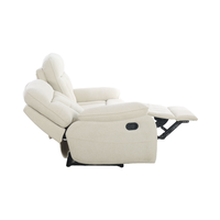Fauteuil inclinable manuel pivotant confortable à deux places SX-81597-2, rembourrage en mousse, couleur personnalisée, utilisation moderne à domicile, salon, chambre à coucher