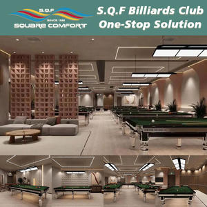 S.Q.F Billiards Club Solution Tout-en-un : 2000/1825/1200/300 ㎡   Projets de décoration de club personnalisés sur mesure pour vous - Product Image 4