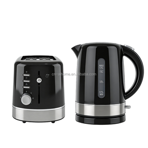 Offre Spéciale : Ensemble Petit-Déjeuner pour Appareils de Cuisine de Comptoir – <span class=keywords><strong>Bouilloire</strong></span> 1,7 L, <span class=keywords><strong>Grille</strong></span>-<span class=keywords><strong>Pain</strong></span> 2 Tranches, Cafetière à Filtre avec Décor en Acier Inoxydable - Product Image 4