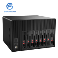 冠丰8托架机箱N5095四核存储服务器千兆网卡freeNAS TrueNAS