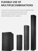 GPUB S210 + CL Altavoces de 10 pulgadas y 3 pulgadas Sistema de altavoces de matriz de línea pasiva activa Audio profesional