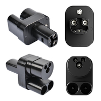 Adaptateur CCS2 vers NACS connecteurs EV Standard européen 250A prise de chargeur DC DC pour véhicules électriques Tesla nouvel état