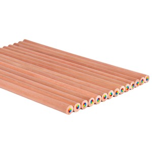 Cheap Price <b>Rainbow</b> 4 Colors Lead <b>Wooden</b> Pencil for Kids Student Stationery Gift - Product Image 3