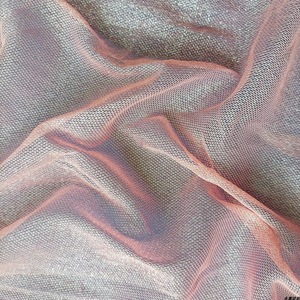 Vải Nhà Máy Tại Trung Quốc Vàng Và Bạc Lụa Siêu Mềm Lưới <span class=keywords><strong>6430</strong></span> Lưới Phía Dưới Áo Sơ Mi Xem Qua Thân Thiện Da Váy Cưới S - Product Image 1