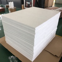 Feuille/Planche/Plaque en PTFE blanc pur personnalisable, épaisseur 5-100 mm, feuille de PTFE moulée par compression avec certification MSDS