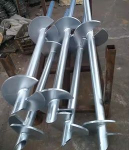 कंक्रीट मुक्त नींव प्रणाली कार्बन स्टील हेलिक्स मोरिंग हेलिकल ढेर माइक्रो-कैप सौर पैनल पोल बाड़ एंकर - Product Image 3