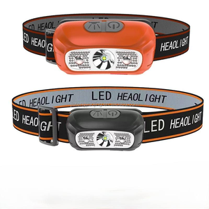 Multi color LED <b>Rechargeable</b> Headlamp Motion Sensor Waterproof Headlight Portable Clip on Head <b>Torch</b> for Outdoor Camping Fishing - Product Image 2