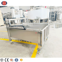 Table de pré-pressage et découpe du fromage en cuve de fromage 600l