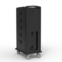 Station de charge mobile 64 ports pour téléphones, tablettes et ordinateurs portables, avec fonction de transfert de données, ignifuge en ABS