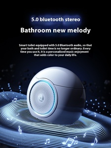 Genuine Goods Egg Music Sound Toilettes intelligentes allongées Toilette domestique intégrée en céramique entièrement automatique avec télécommande - Product Image 4