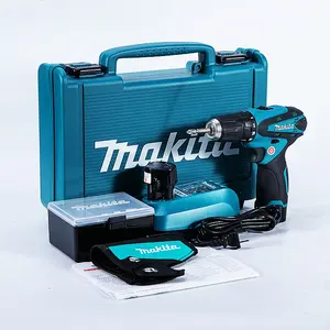 Wholesale motor makita 10mm-Makita DF330 10.8V 10mm Cordless Hand Drill Machine Lithium Battery Industrial Grade
