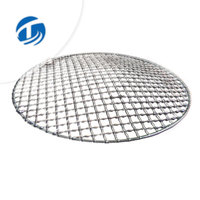 Grille de barbecue en acier inoxydable 304/316L de qualité alimentaire, personnalisée en usine, en fil métallique ondulé, pour foyer, cuisine, résistante à la chaleur