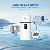 Chauffe-eau thermodynamique monobloc 80L 110L 150L à compresseur Inverter, réfrigérant R290, classe A+, pour usage hôtelier