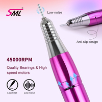 SML nouvelle conception vente chaude ongles perceuse professionnelle Portable perceuse à ongles machine pour l'industrie de la manucure