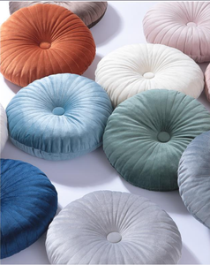 Petit coussin de citrouille en velours fait main Coussin de <span class=keywords><strong>chaise</strong></span> rond tricoté personnalisé au prix d'usine - Product Image 2
