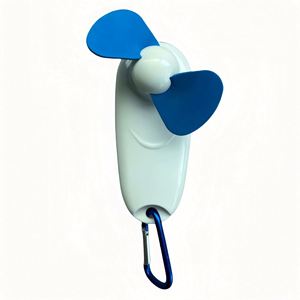 Custom Logo Mini Hand-Printing Portable High Quality Customized Color Climbing Carabiner Fan LED Torch Light for Gifts - Product Image 1