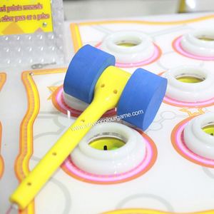 Máquina de Juego Arcade con Monedas, Temática de Parque de Diversiones, Máquina de Juego Interactiva Whack-a-Mole para Niños - Product Image 2
