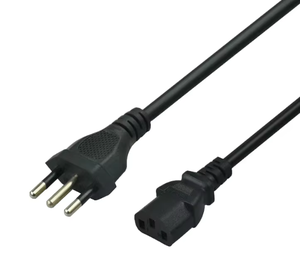 Kabel Listrik DAJIANG Berkualitas Tinggi <span class=keywords><strong>3</strong></span> Inti Konduktor Tembaga PVC dengan Steker Betina IEC untuk Penggunaan Komputer Industri - Product Image 4