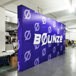 <span class=keywords><strong>Backdrop</strong></span> Pameran Kain Tension 8*10ft yang Dapat Disesuaikan, Display <span class=keywords><strong>Backdrop</strong></span> Pameran Dagang, Banner Dinding Pameran, <span class=keywords><strong>Stand</strong></span> Booth Aluminium - Product Image 6