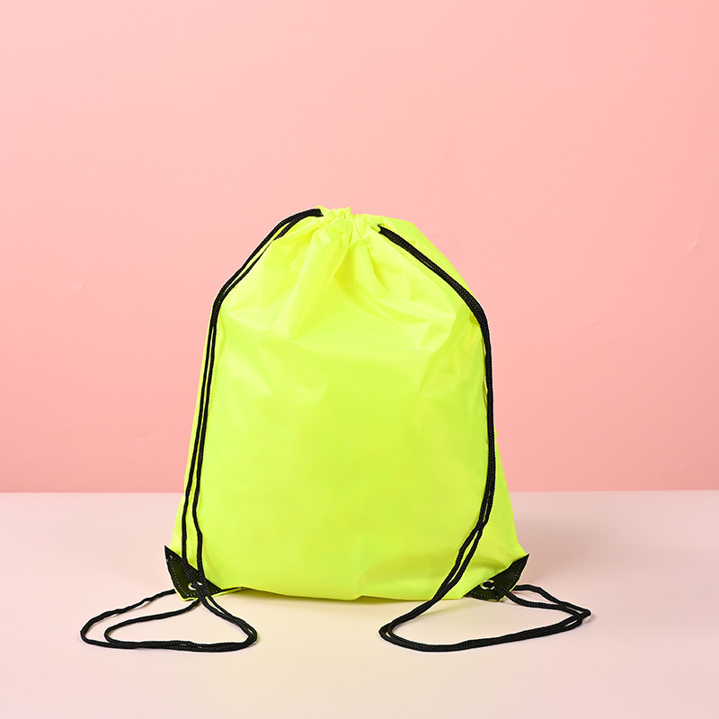 fluorescent green 34*42cm;210d polyester fabric