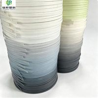 Bande de chant en ABS de haute qualité 0,8 mm 1 mm 2 mm pour la décoration de meubles, bande de chant en PVC mélaminé à grain de bois
