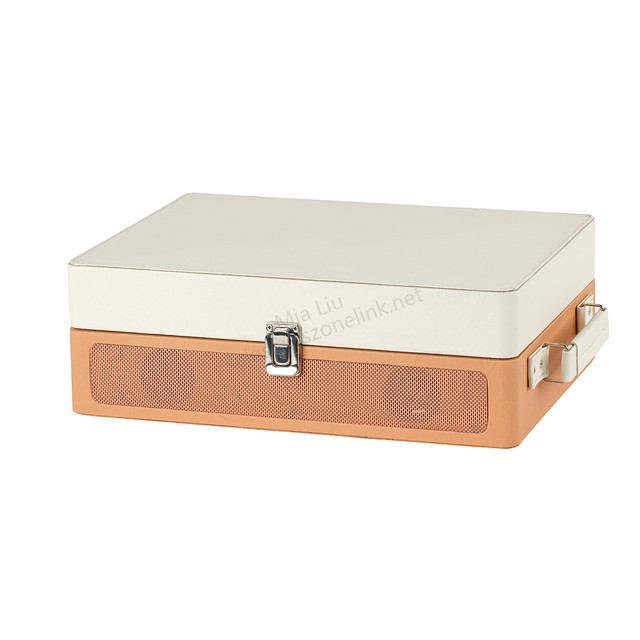 Christmas Gifts Affordable Vintage Suitcase Turntable 3speed BT Hi-fi Stereo Lp Vinyl Record Player With Built-in Battery